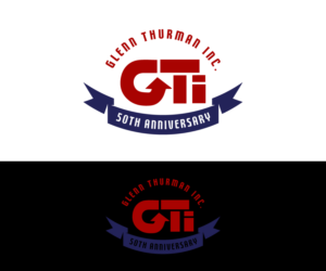 GTI  Glenn Thurman Inc.   1972 - 2022  50 Years Strong or 50th Anniversary | Logo Design by rimu
