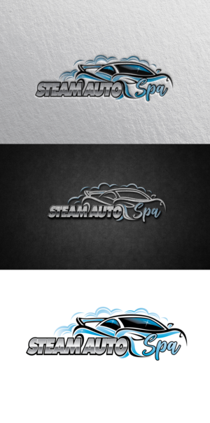 Steam Auto Spa  | Logo Design by blue eye