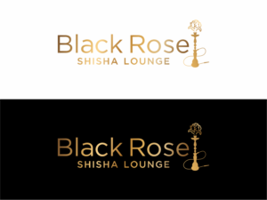 Black Rose | Shisha Lounge | Logo Design by BNdesigner
