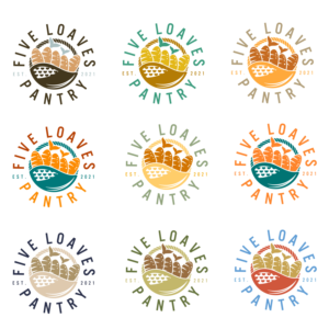 Five Loaves Pantry | Logo Design by simple mind