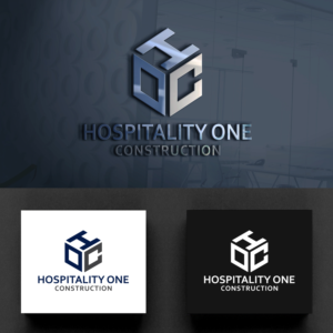 Logo Design by Rueell Artss for Hospitality One Construction  | Design: #27228040