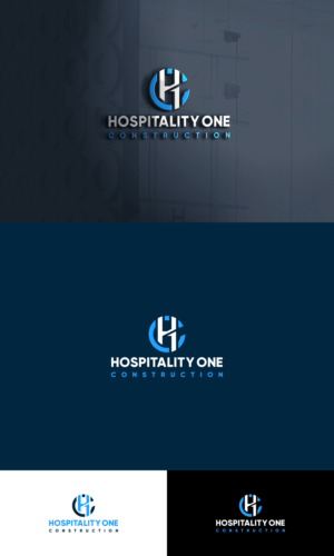 Logo Design by Ally Mac for Hospitality One Construction  | Design: #27227530