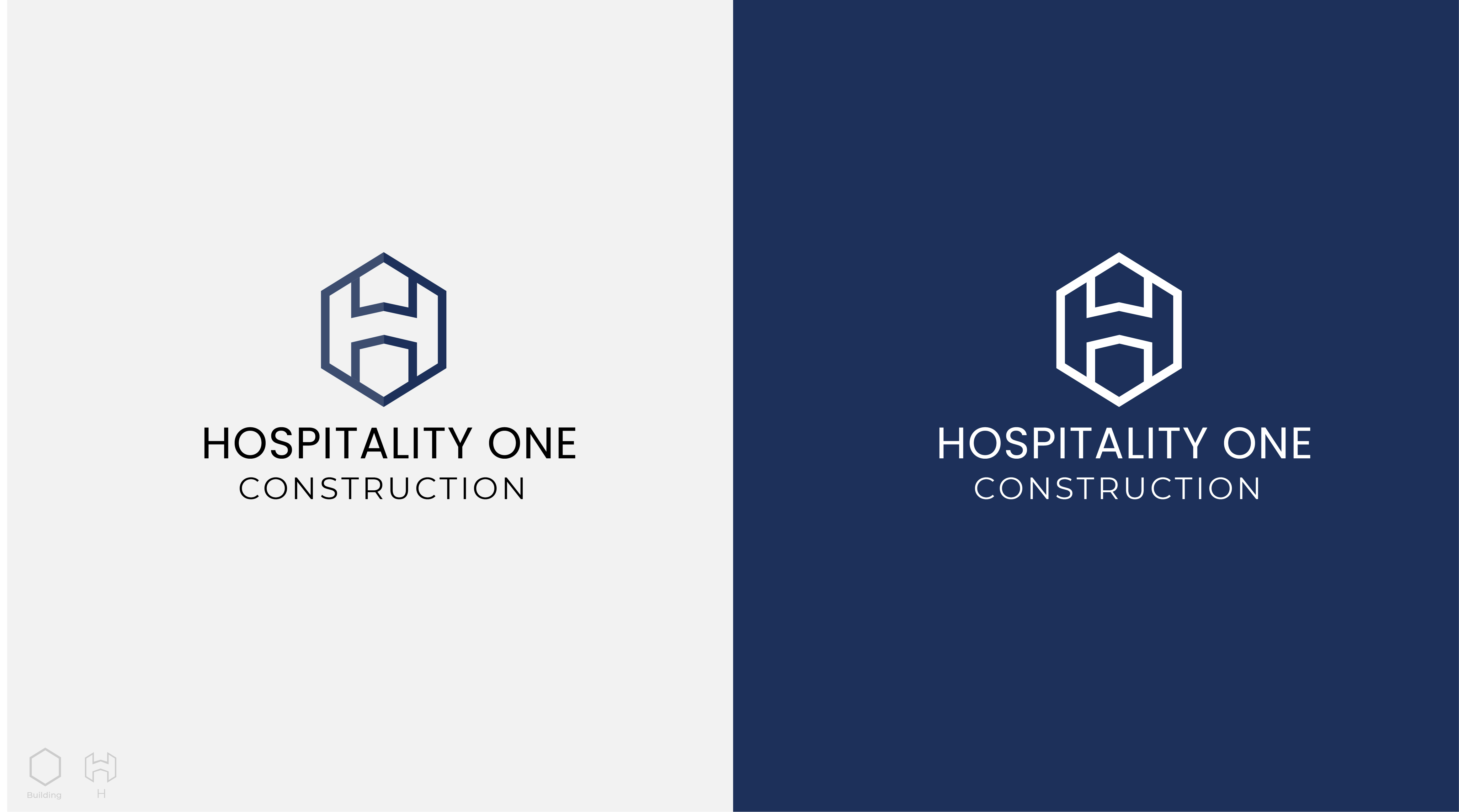 Logo Design by RikoAji for Hospitality One Construction  | Design #27213065