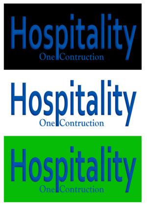 Diseño de Logo por haitomi para Hospitality One Construction  | Diseño: #27202683