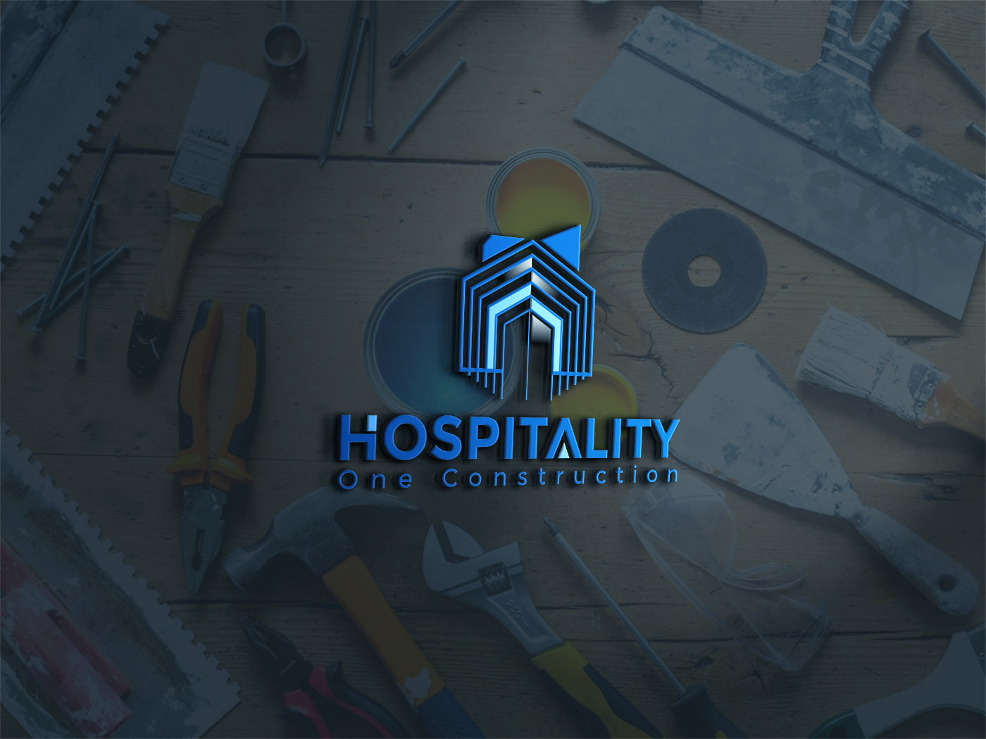 Logo Design by Deziners Zone for Hospitality One Construction  | Design #27197998
