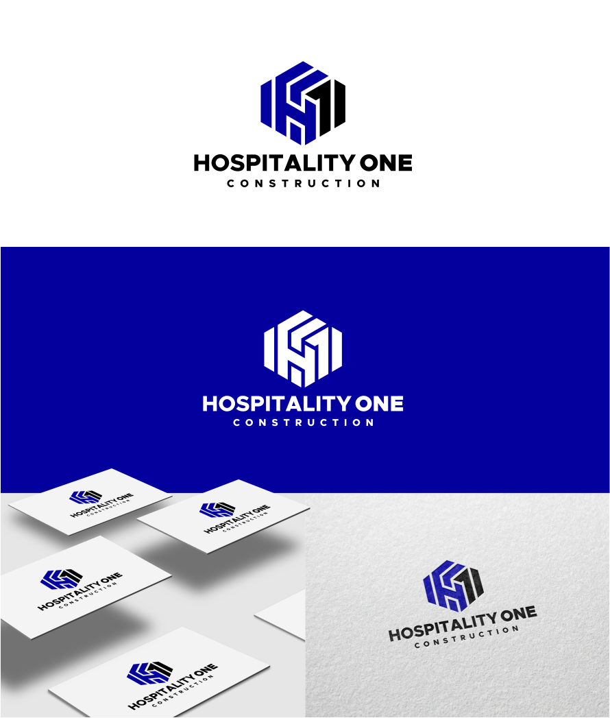 Logo Design by artswolf for Hospitality One Construction  | Design #27220855