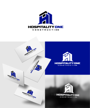 Logo Design by artswolf for Hospitality One Construction  | Design: #27220856