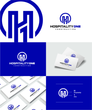 Logo Design by artswolf for Hospitality One Construction  | Design: #27286417