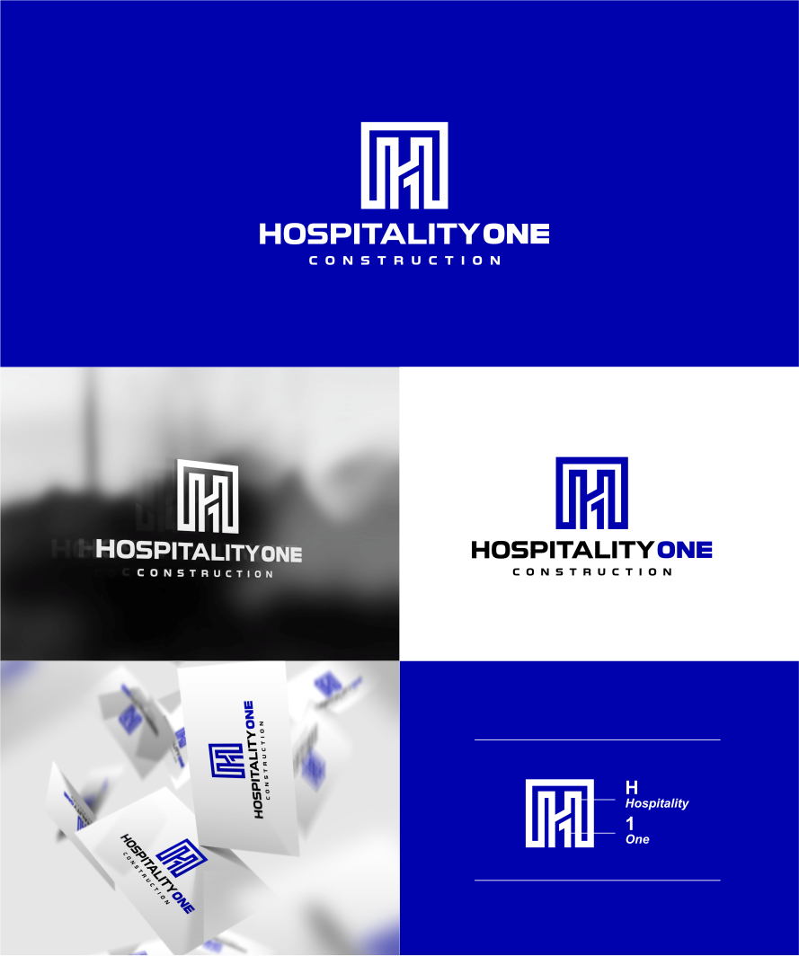 Logo Design by artswolf for Hospitality One Construction  | Design #27286419