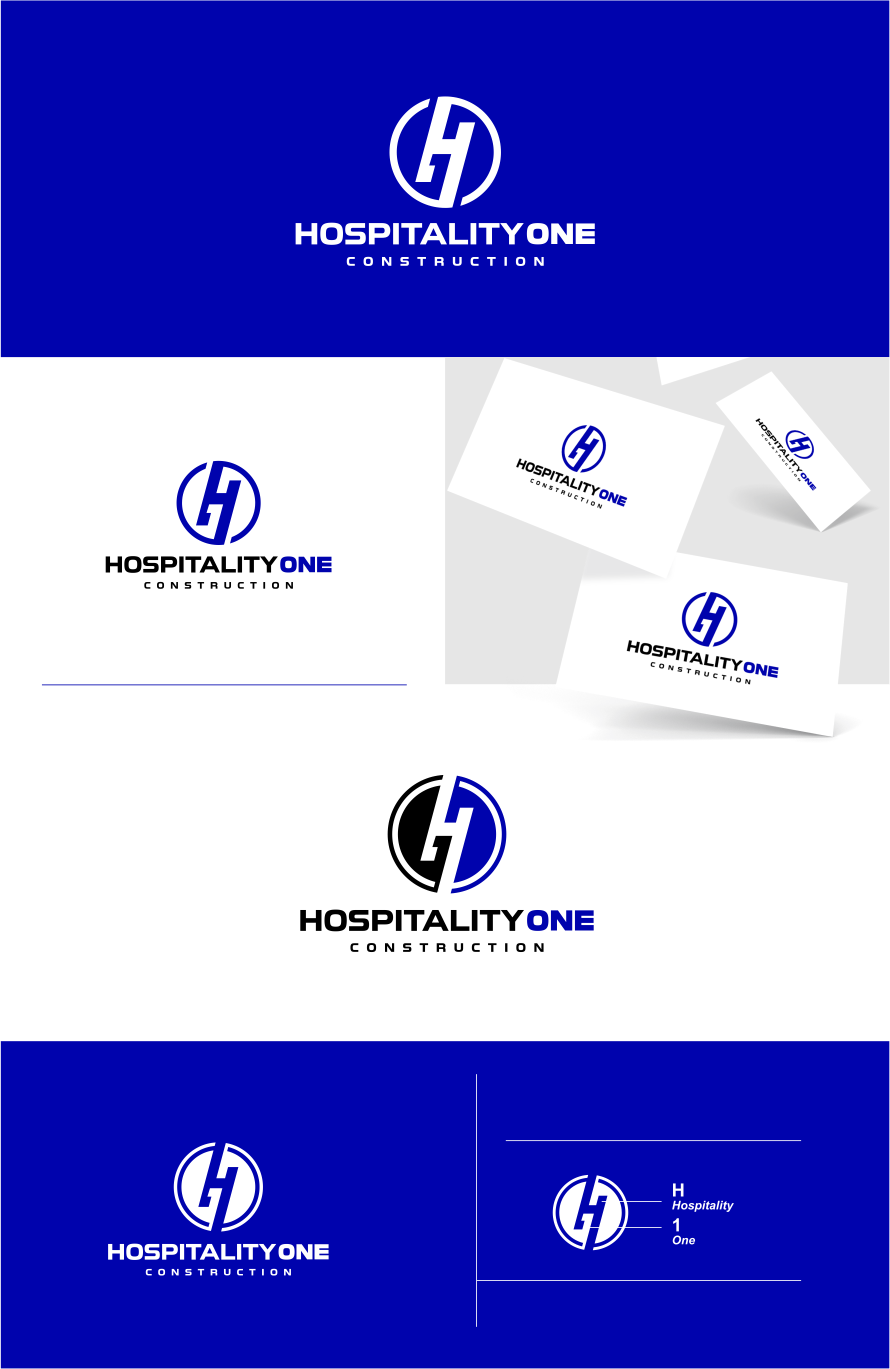 Logo Design by artswolf for Hospitality One Construction  | Design #27286421