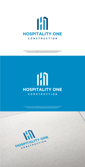Logo Design by MASH Std for Hospitality One Construction  | Design: #27200004