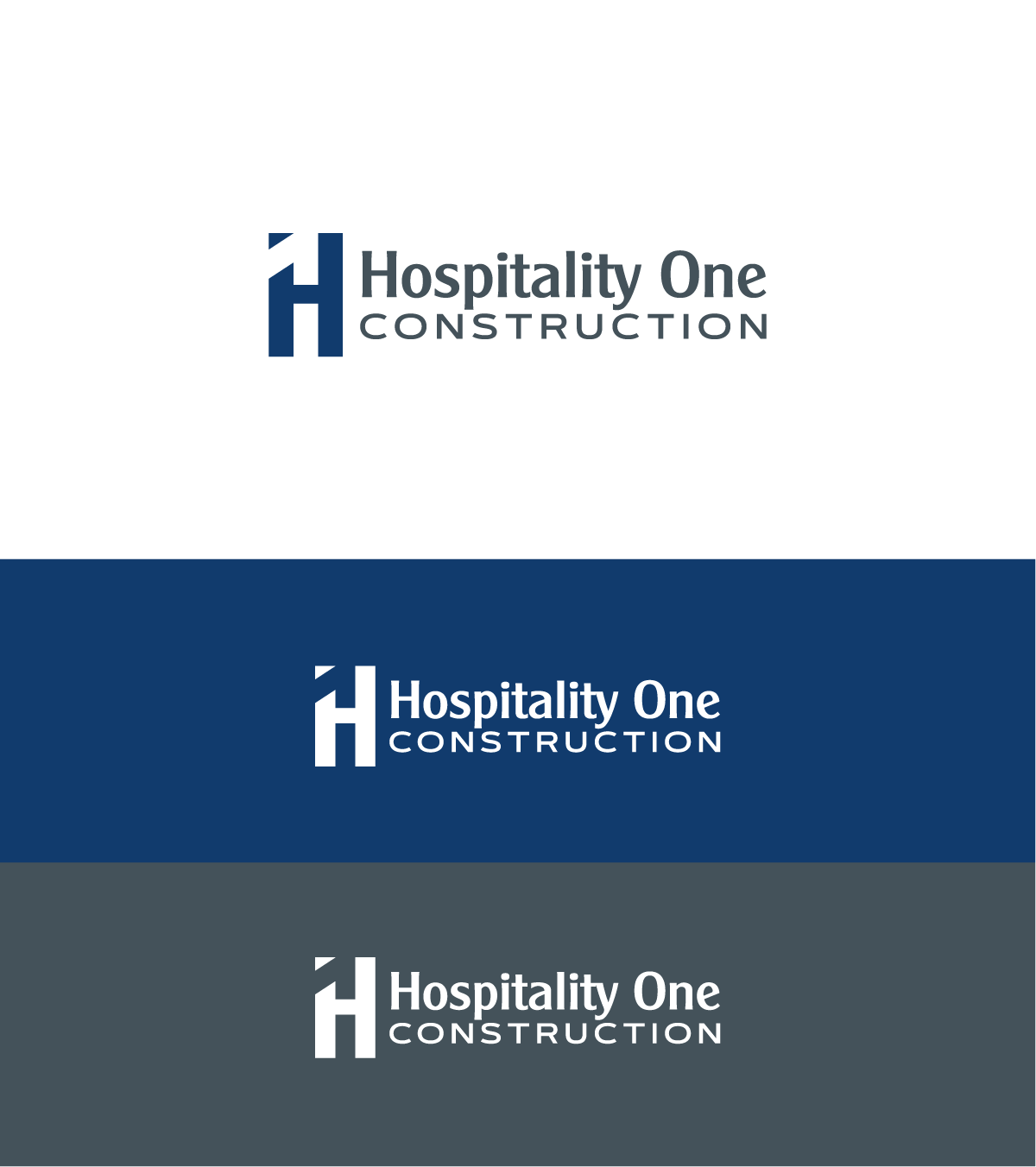 Logo Design by MX-Design for Hospitality One Construction  | Design #27211769