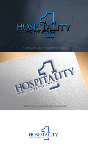 Logo Design by graphicevolution for Hospitality One Construction  | Design: #27197420