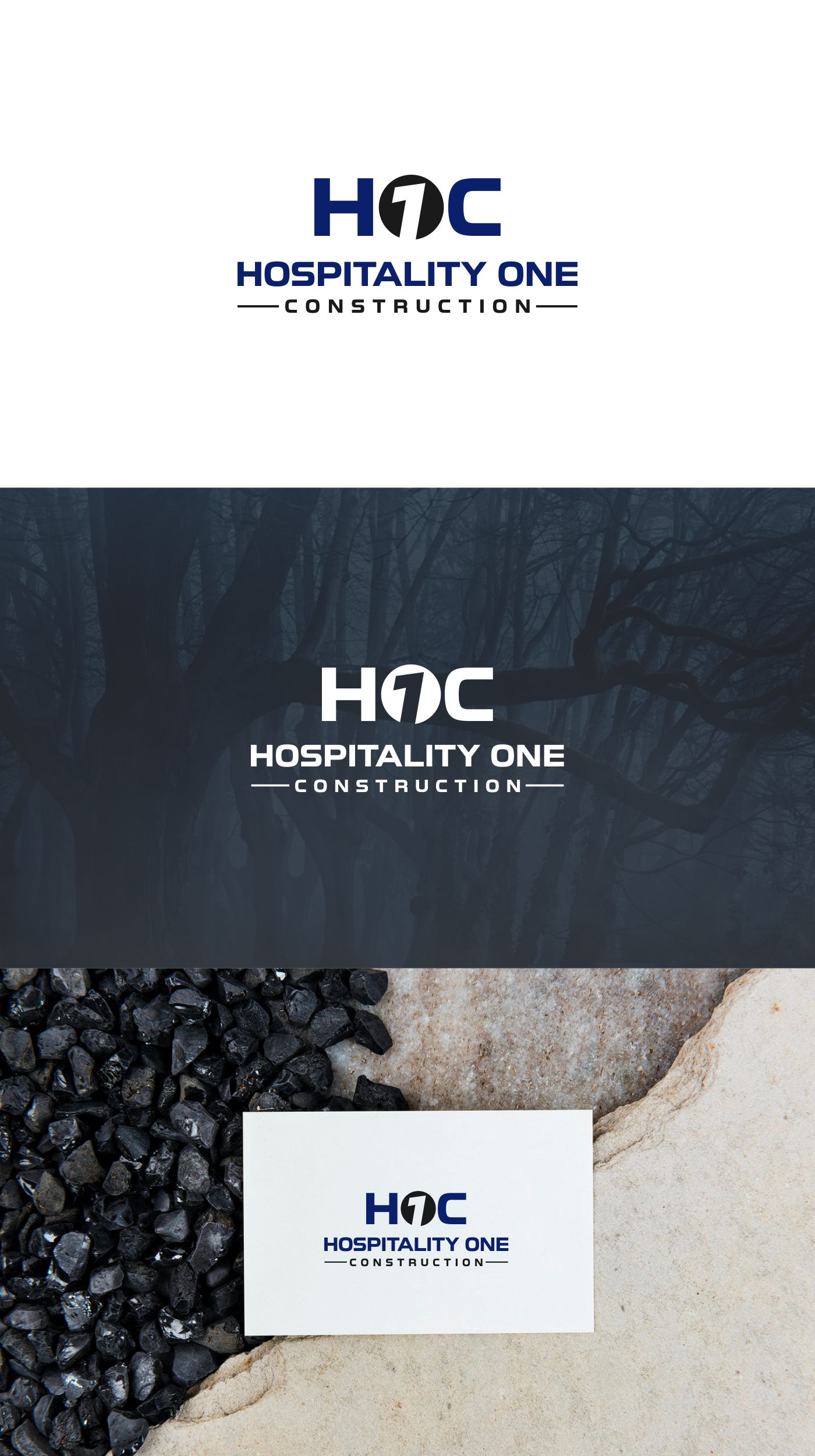 Logo Design by 92logo for Hospitality One Construction  | Design #27202380