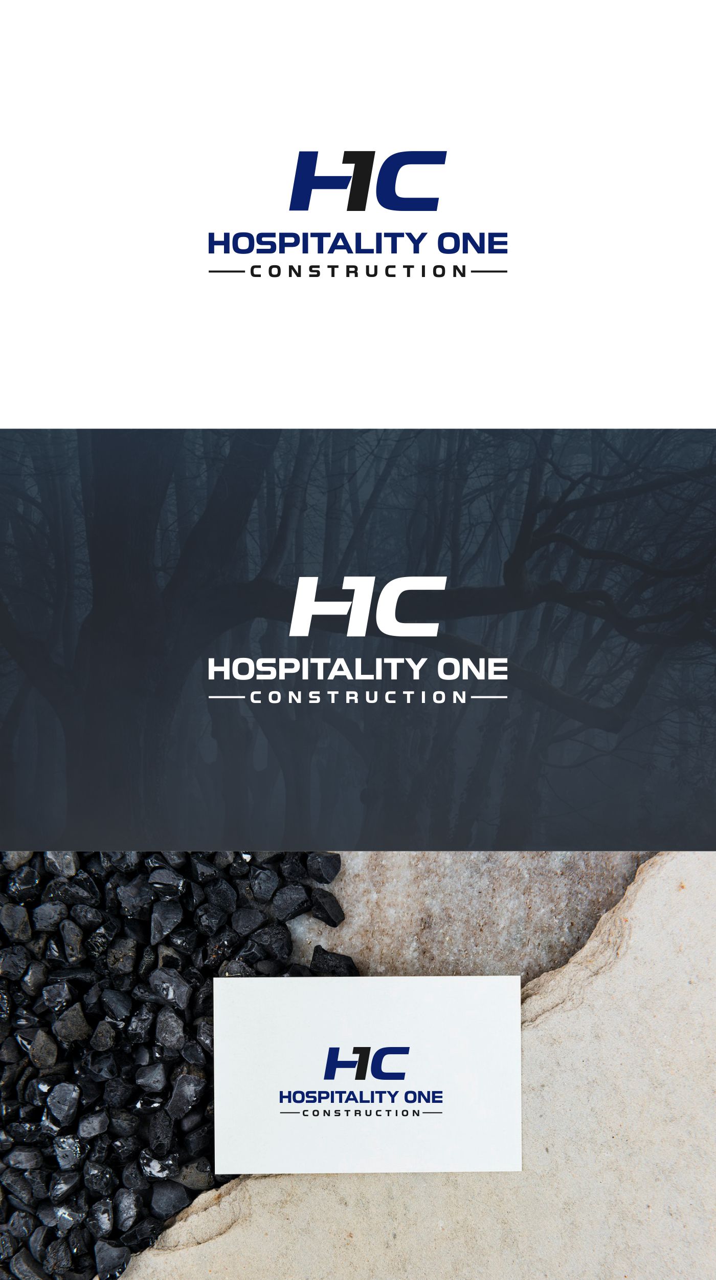 Logo Design by 92logo for Hospitality One Construction  | Design #27202381