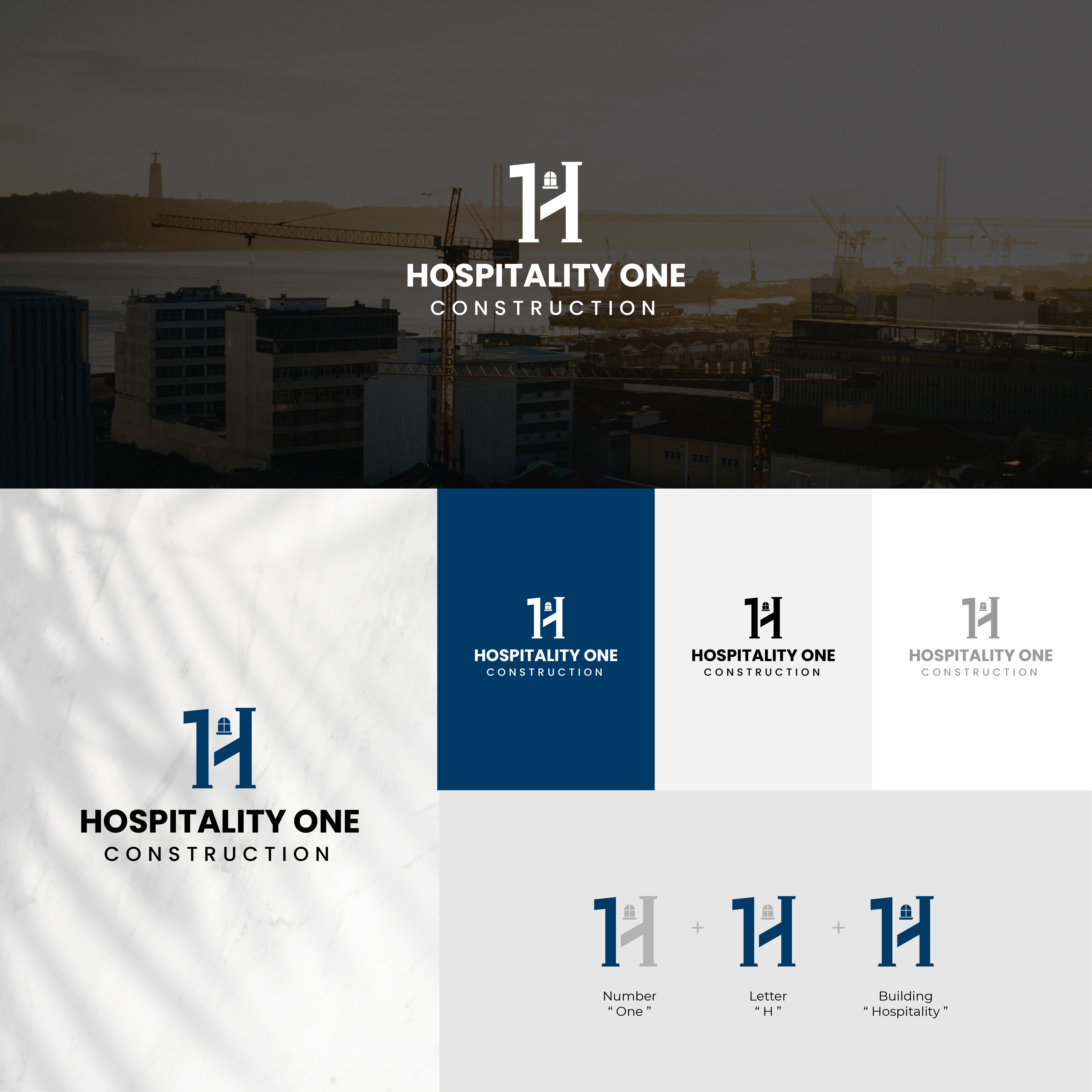 Logo Design by A.R.D.P for Hospitality One Construction  | Design #27226793