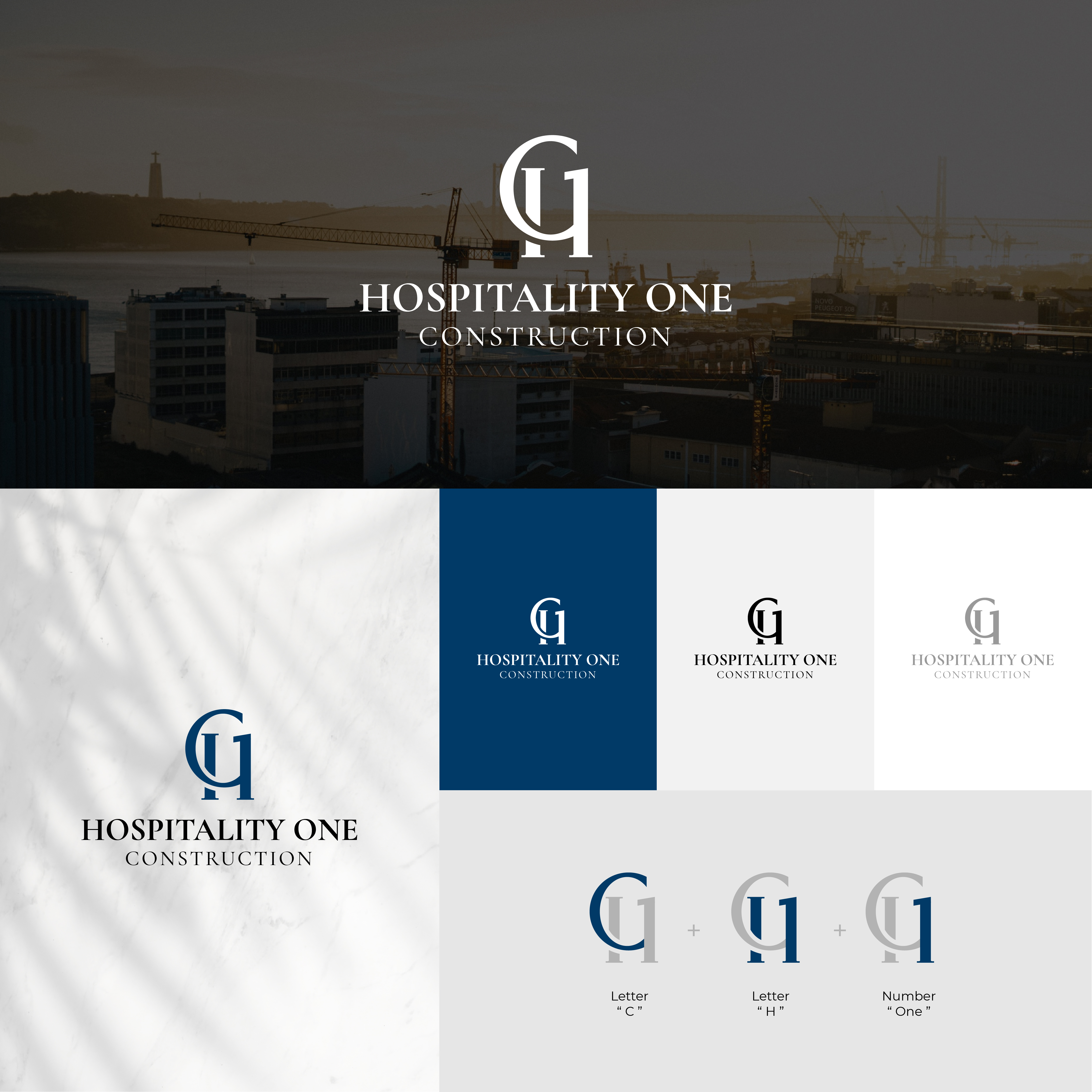 Logo Design by A.R.D.P for Hospitality One Construction  | Design #27260068