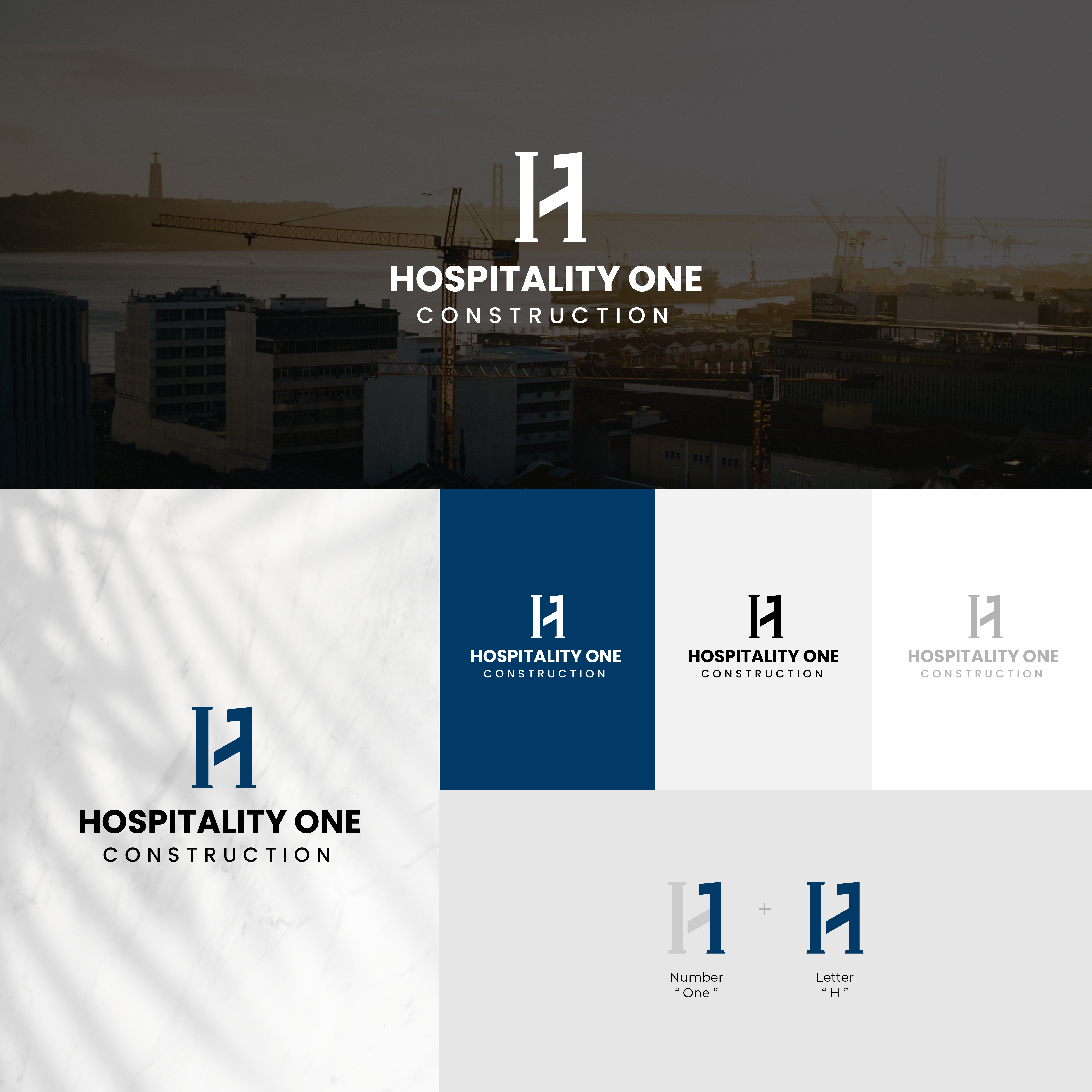 Logo Design by A.R.D.P for Hospitality One Construction  | Design #27303497
