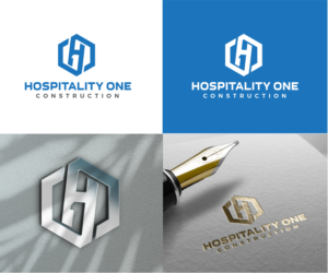Logo Design by dennisdesigns for Hospitality One Construction  | Design: #27198227