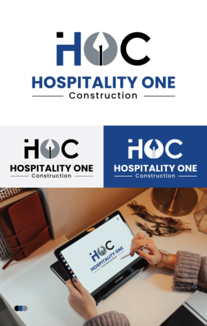 Diseño de Logo por HAREESH (Creative Graphic Designer) para Hospitality One Construction  | Diseño: #27198734