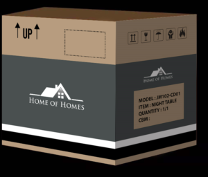 Packaging artwork design for furniture | Diseño de Empaque por Javelin Studio