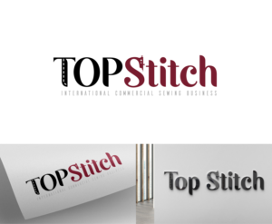 Top Stitch | Logo Design by ileanalp