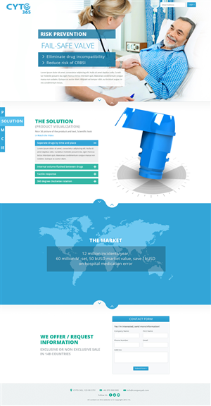 Medical Device website only .psd required