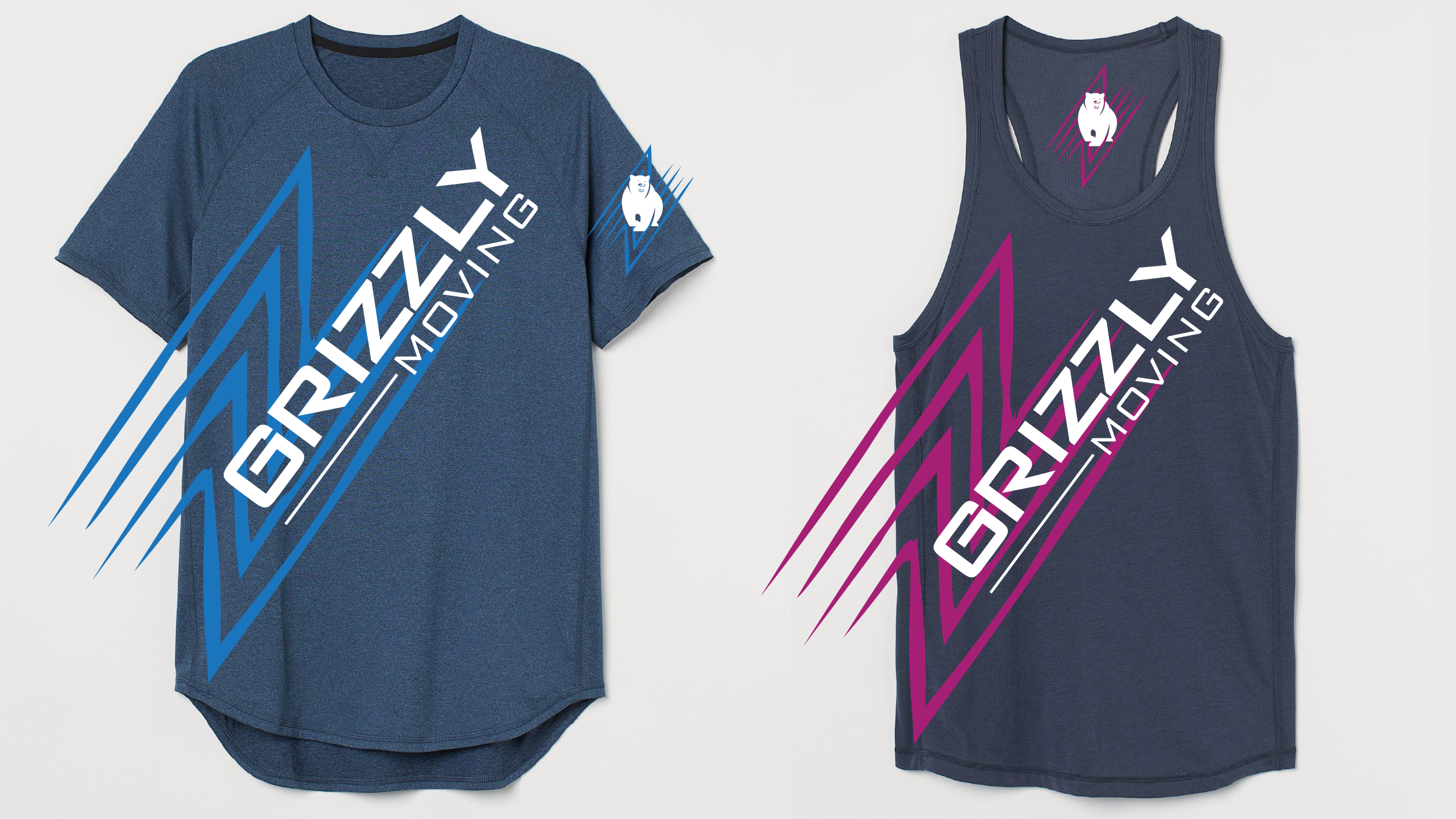 T-shirt Design by Toblindfoldher Graphic Design for Grizzly Movers, LLC | Design #27222296