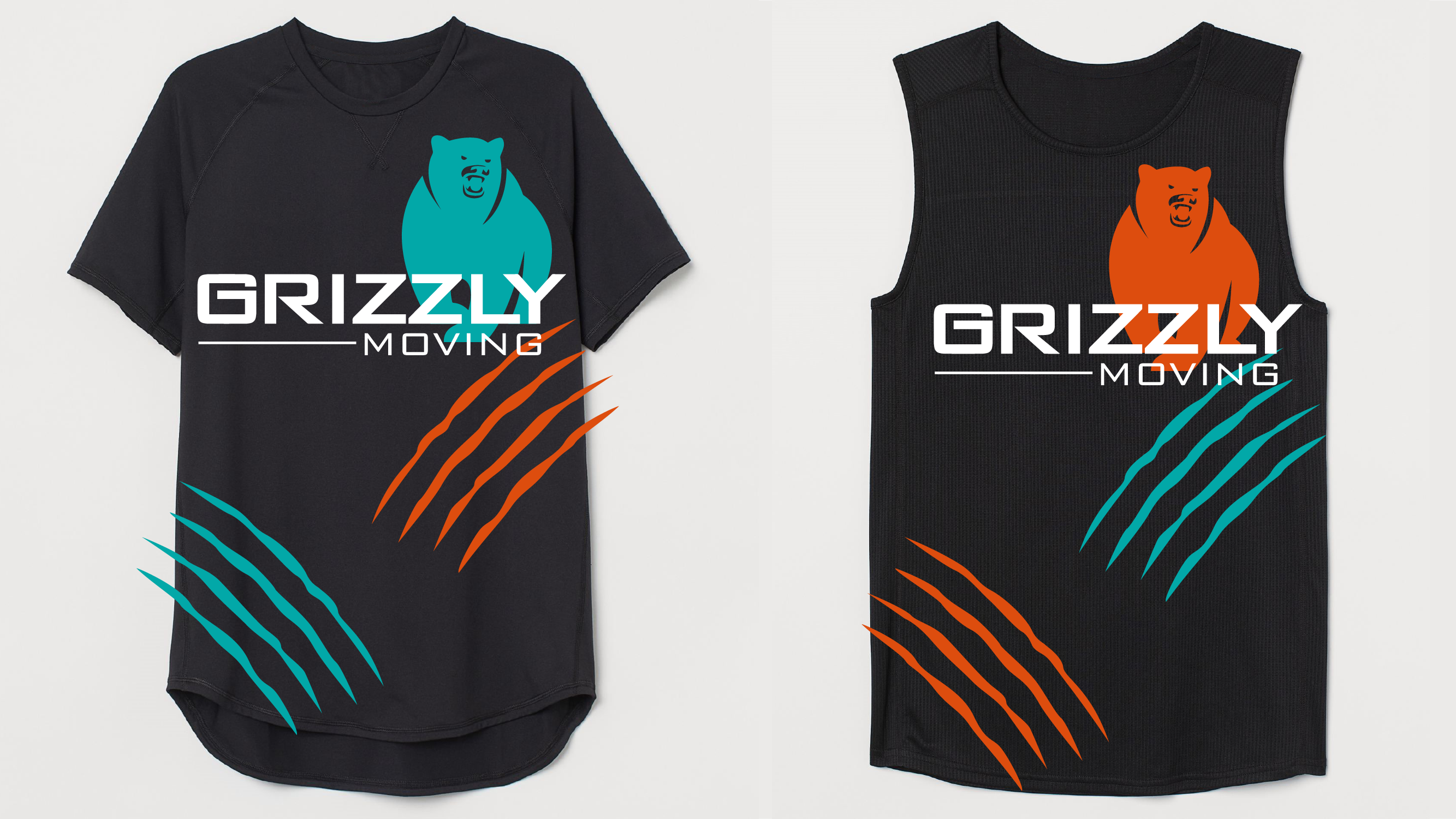 T-shirt Design by Toblindfoldher Graphic Design for Grizzly Movers, LLC | Design #27222334
