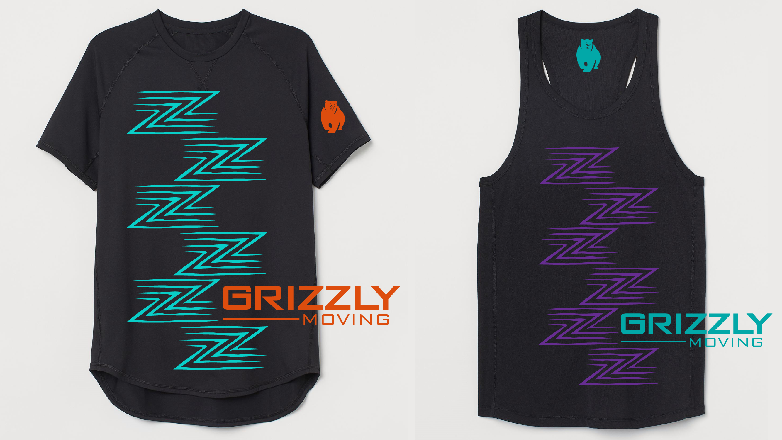 T-shirt Design by Toblindfoldher Graphic Design for Grizzly Movers, LLC | Design #27222341