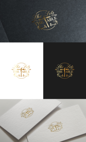 She Sets the Table | Logo Design by GLDesigns