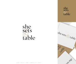 She Sets the Table | Logo Design by GBDESIGN