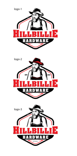 Just the name.....Hillbillie Hardware | Logo Design by logoQ