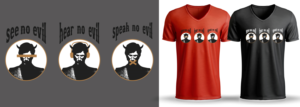 No evil  | T-shirt Design by Al Pech