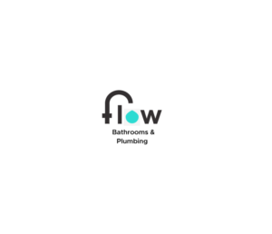 flow bathrooms and plumbing | Logo Design by Hiccups Design