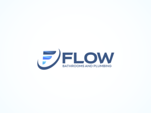 flow bathrooms and plumbing | Logo Design by jaime.sp