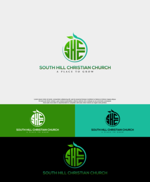 South Hill Christian Church and /or SHCC / A Place to Grow | Logo Design by siti MWDesign