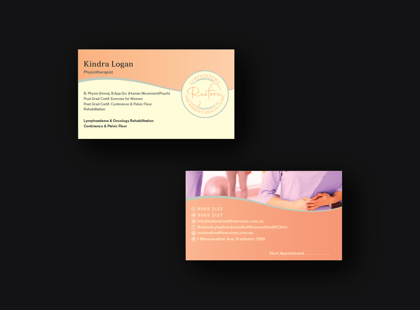 Business Card Design by Unique Creation BD for The Lymphoedema Clinic | Design #27215600