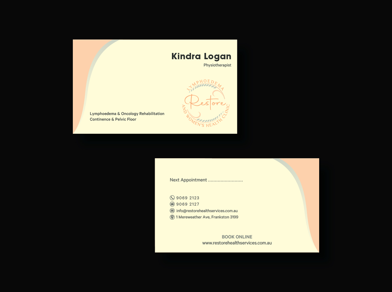 Business Card Design by Unique Creation BD for The Lymphoedema Clinic | Design #27219087