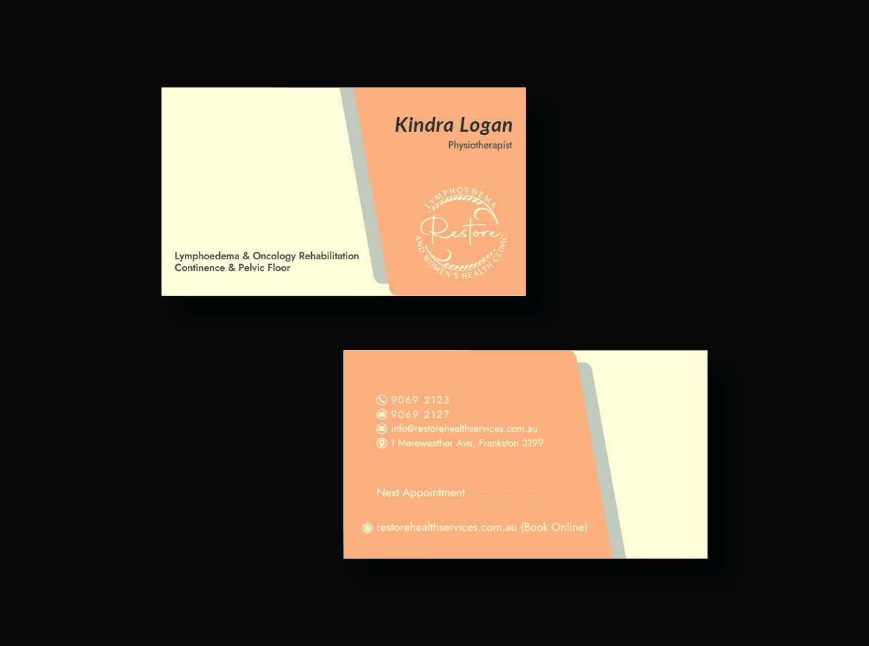 Business Card Design by Unique Creation BD for The Lymphoedema Clinic | Design #27219090
