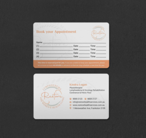 Business Card Design by INDIAN_Ashok for The Lymphoedema Clinic | Design: #27236062