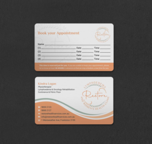 Business Card Design by INDIAN_Ashok for The Lymphoedema Clinic | Design: #27236064
