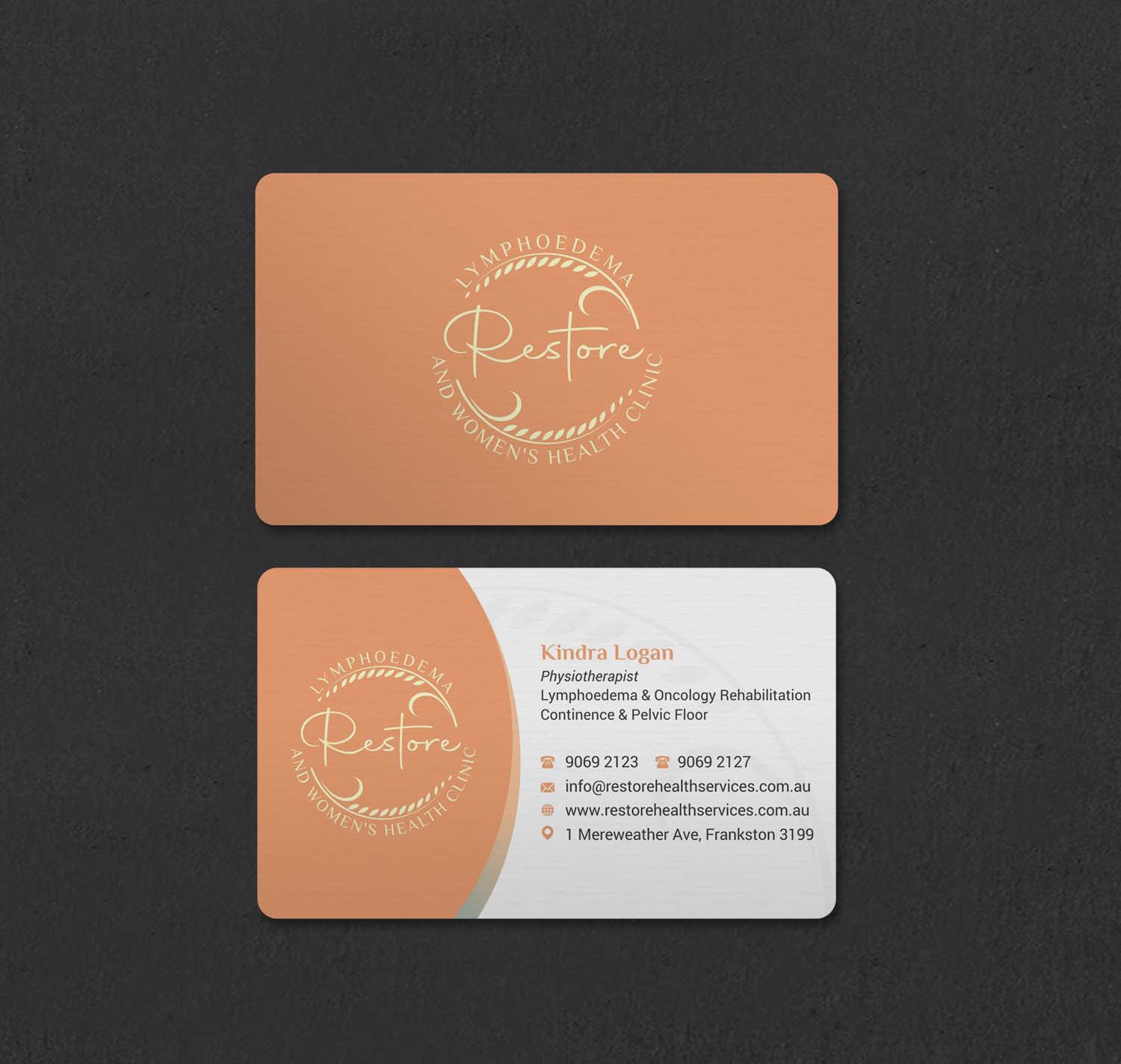 Business Card Design by INDIAN_Ashok for The Lymphoedema Clinic | Design #27236065