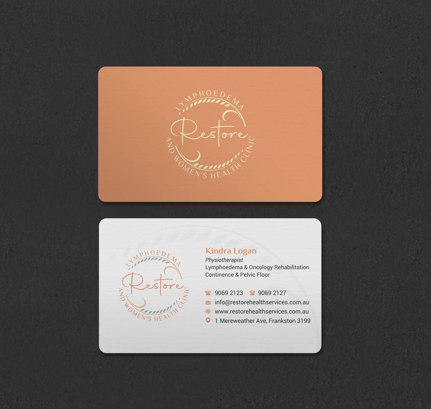 Business Card Design by INDIAN_Ashok for The Lymphoedema Clinic | Design #27236071