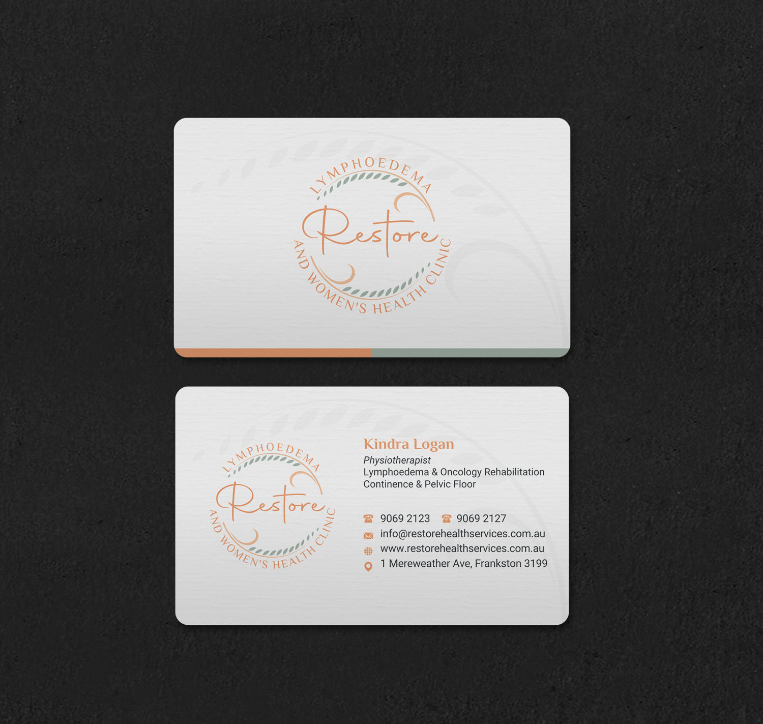 Design de Carte de Visite par INDIAN_Ashok pour The Lymphoedema Clinic | Design #27307285