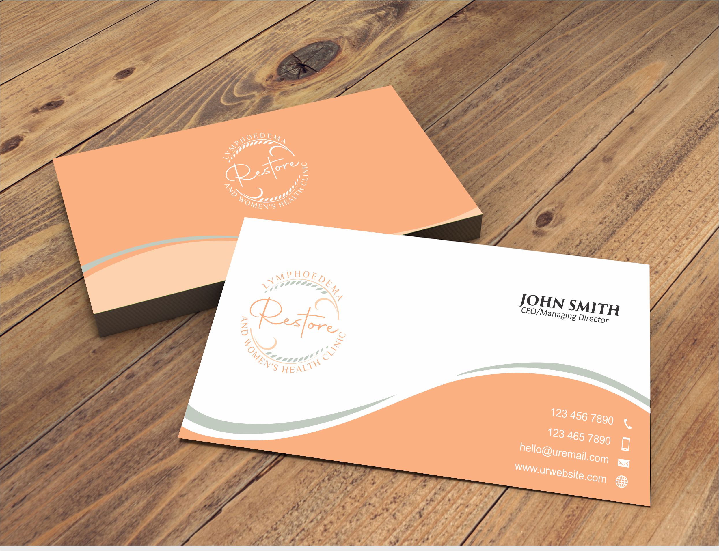 Business Card Design by Crea8iveMind for The Lymphoedema Clinic | Design #27219523