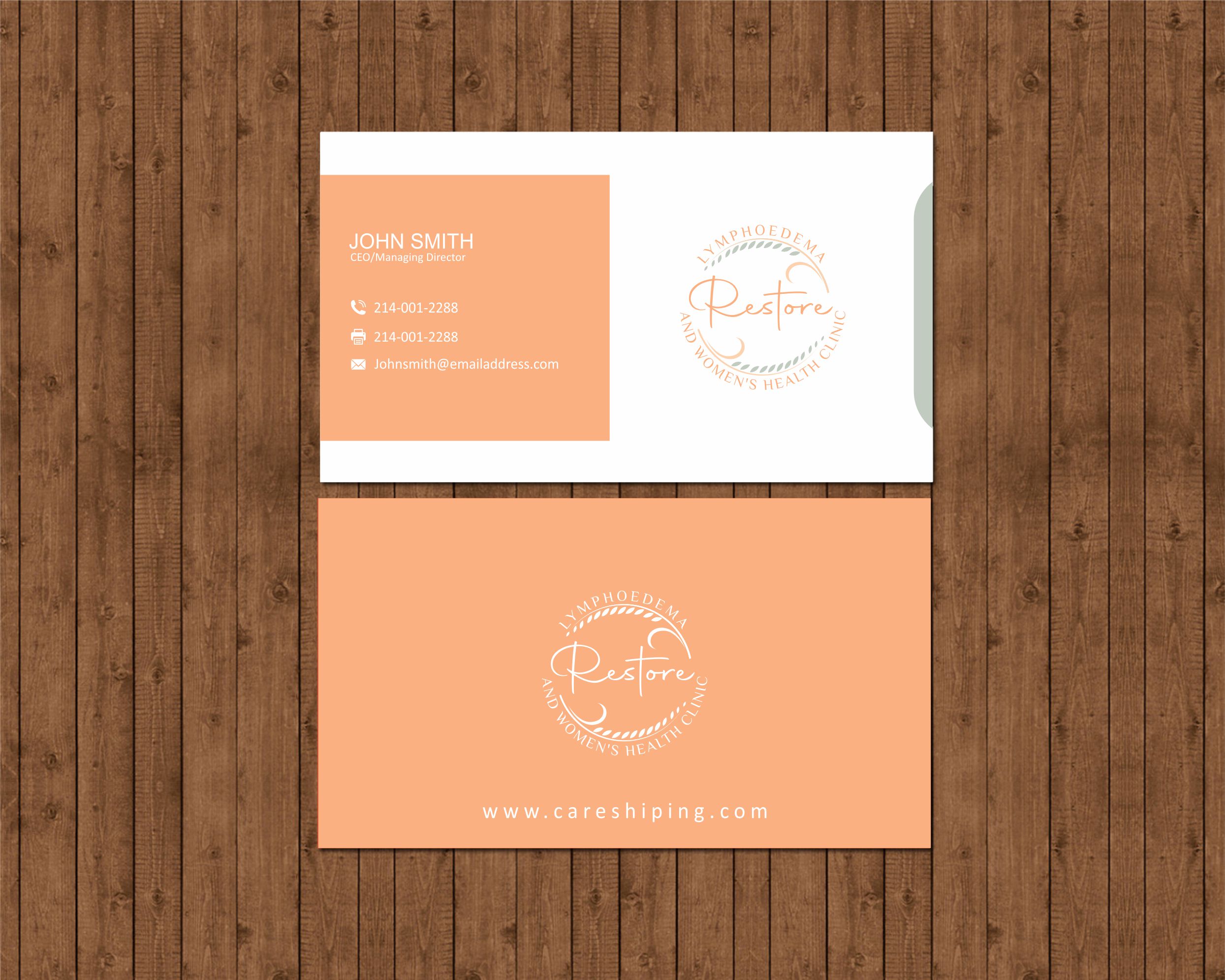 Visitenkarten-Design von Crea8iveMind für The Lymphoedema Clinic | Design #27219524