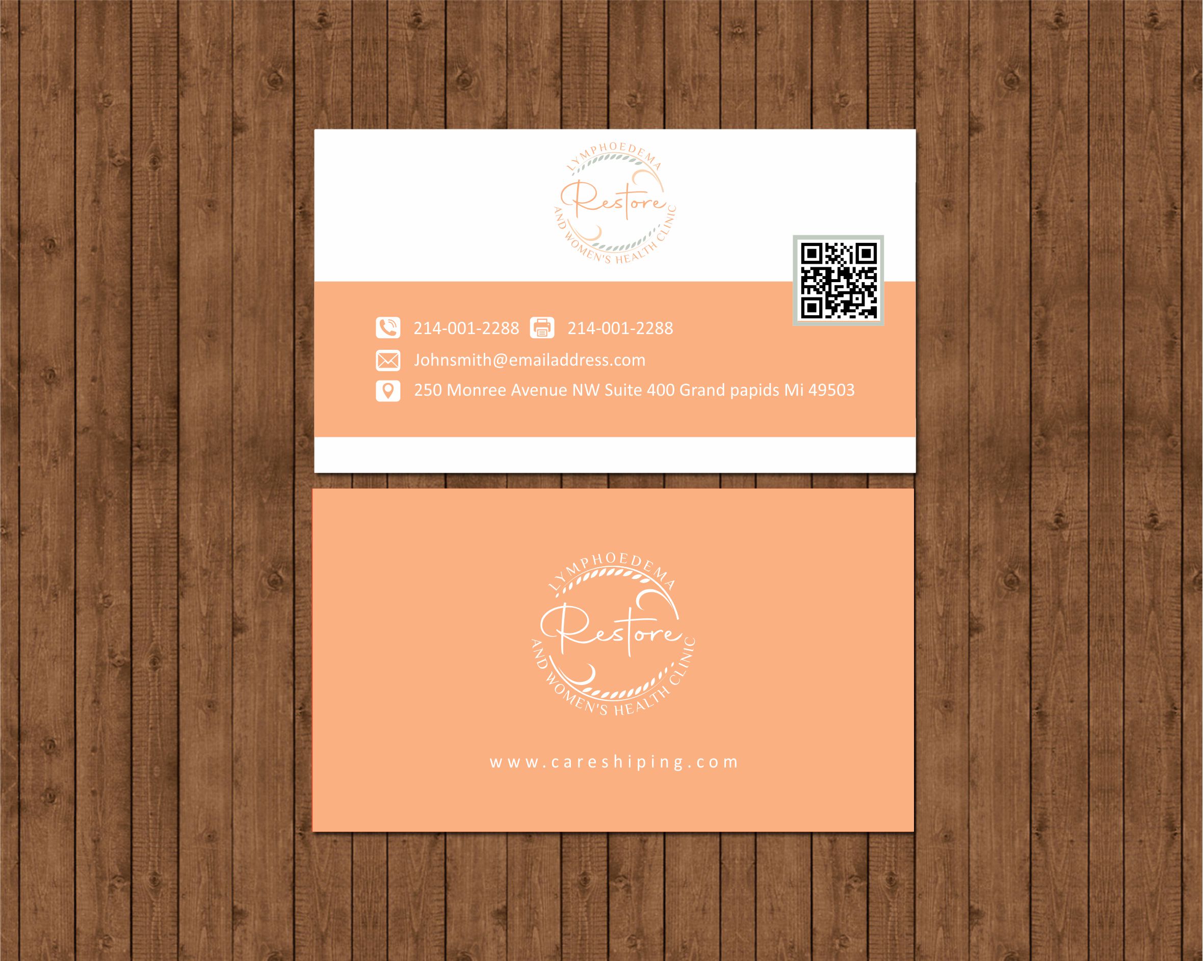 Visitenkarten-Design von Crea8iveMind für The Lymphoedema Clinic | Design #27219529