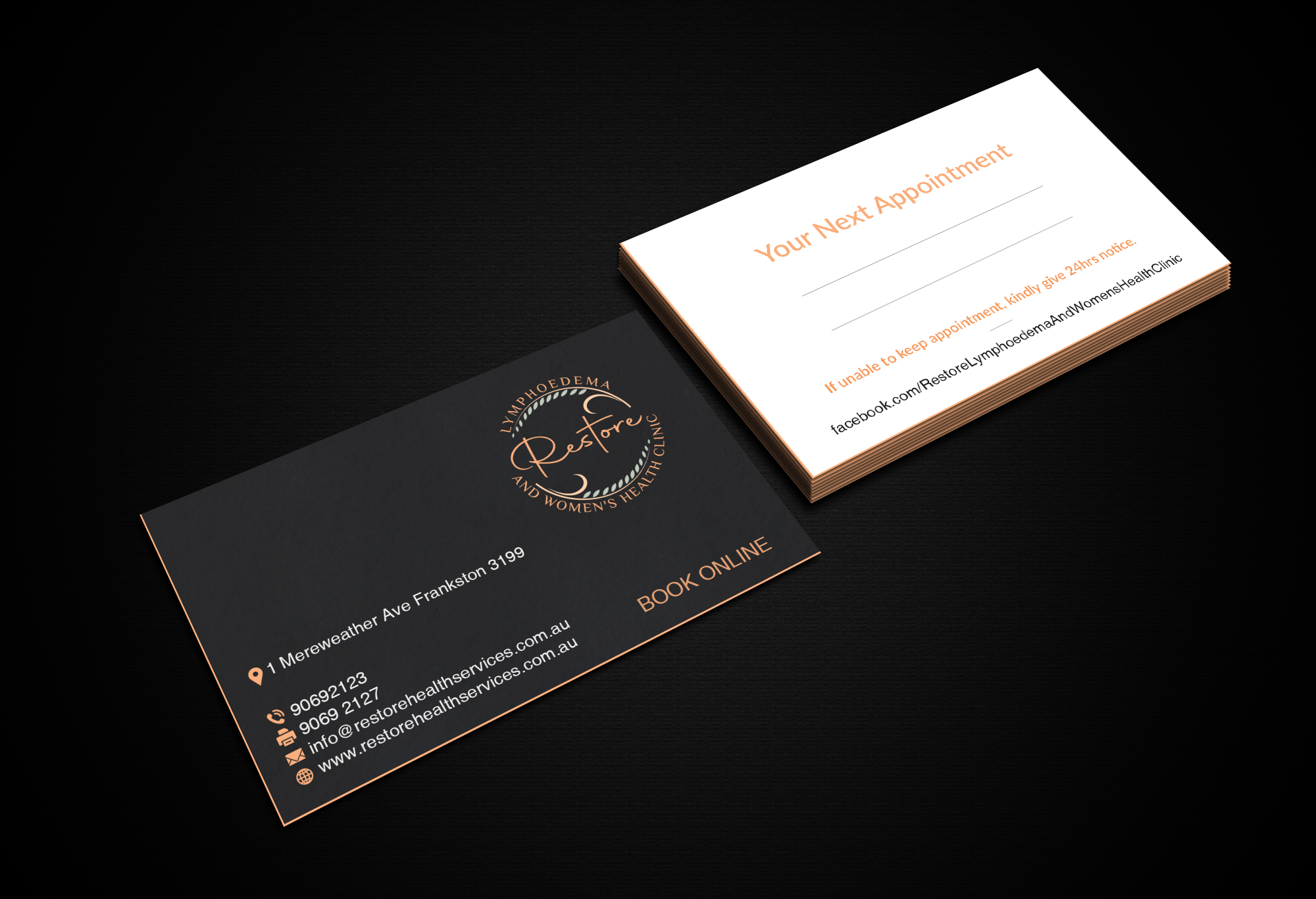 Business Card Design by Creations Box 2015 for The Lymphoedema Clinic | Design #27216608