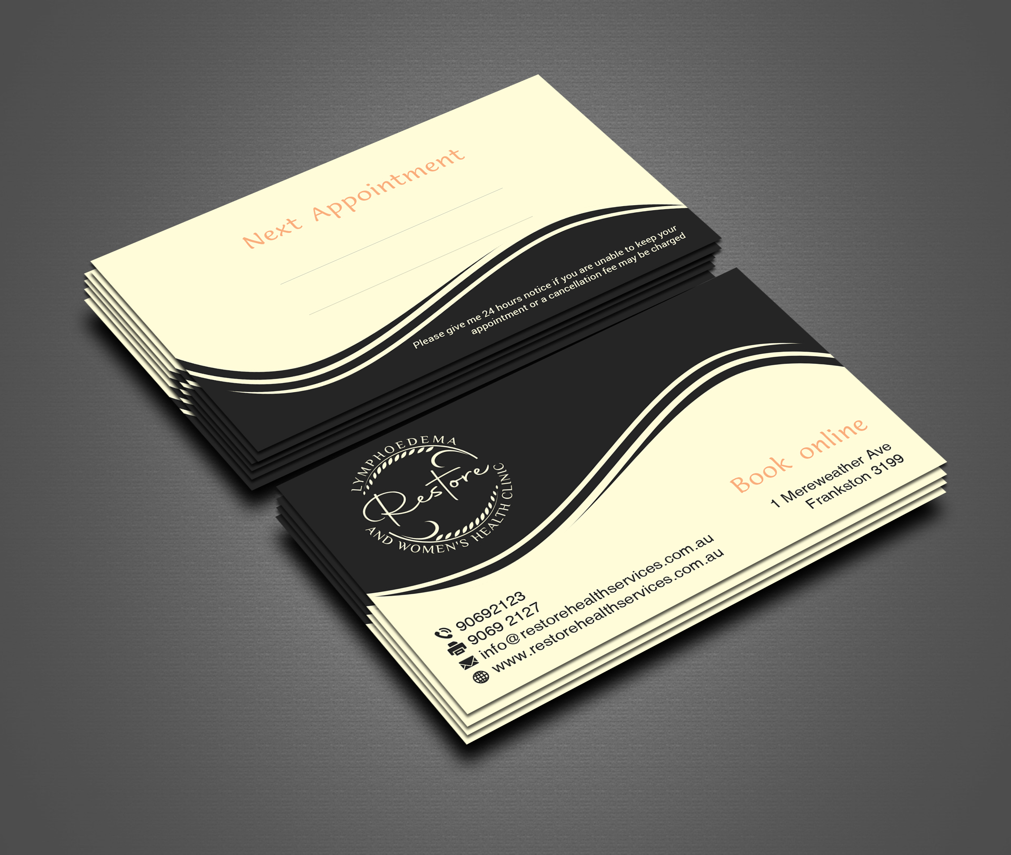 Business Card Design by Creations Box 2015 for The Lymphoedema Clinic | Design #27216898